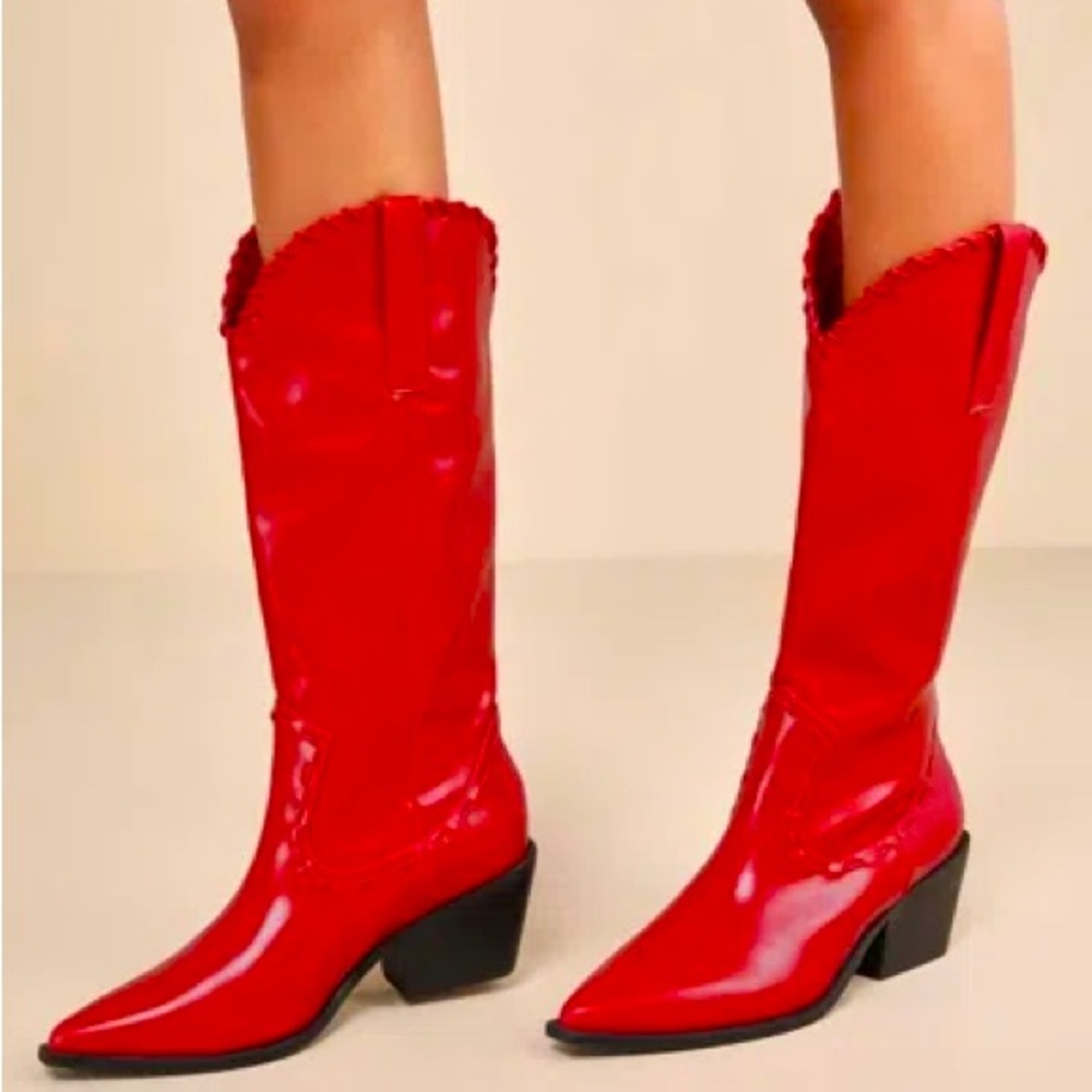 Billini "Yanet" Crimson Pointed Toe Western Boots. NEW. Size 9